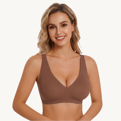Jelly Deep V Push-Up Wireless Bra