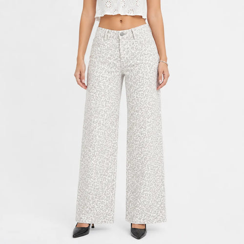 Women's Mid Rise BBL Wide Leg Jeans