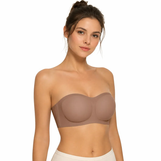 Strapless Non Slip Bandeau Jelly Bra
