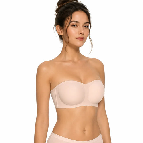 Strapless Non Slip Bandeau Jelly Bra