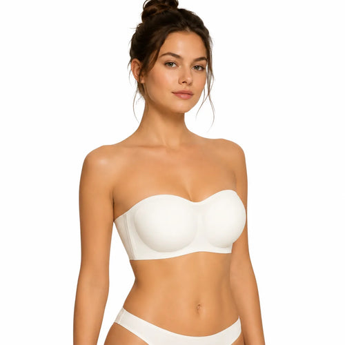 Strapless Non Slip Bandeau Jelly Bra