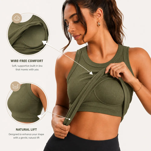 Built-In Bra Tank Top