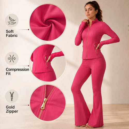 Women's Yoga Jacket & Leggings Set
