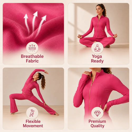 Women's Yoga Jacket & Leggings Set
