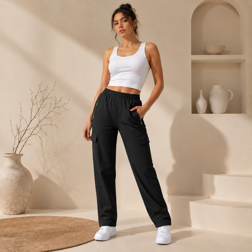 Women's Drawstring Work Pants