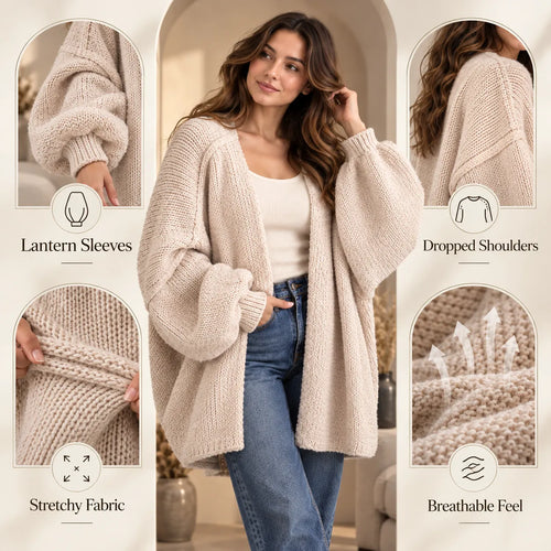 Women’s Oversized Knit Cardigan Sweater