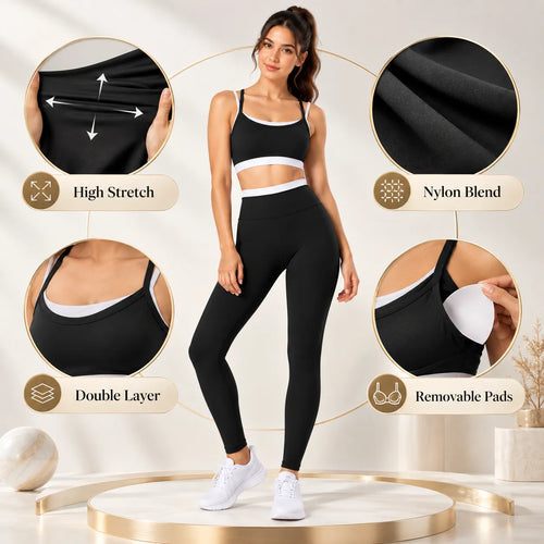 Women’s Athletic Pilates Two Piece Set