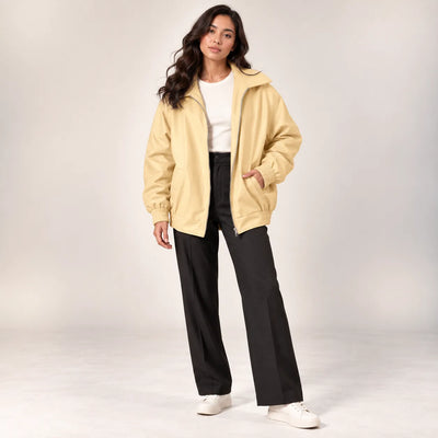 Women’s Oversized Faux Leather Jacket