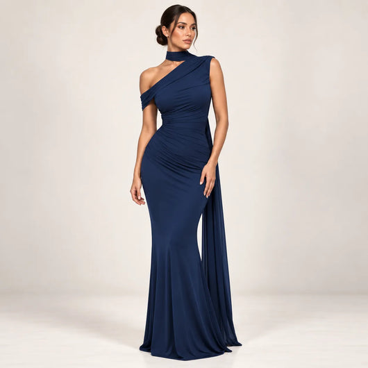 Women’s One Shoulder Formal Maxi Dress