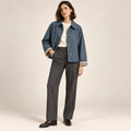 Women’s Oversized Cropped Trench Coat