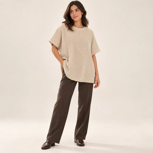 Women’s Batwing Short Sleeve Sweater