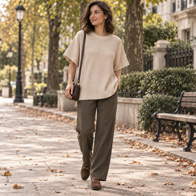 Women’s Batwing Short Sleeve Sweater