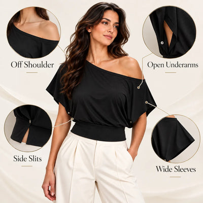 Women’s Off Shoulder Cropped Top