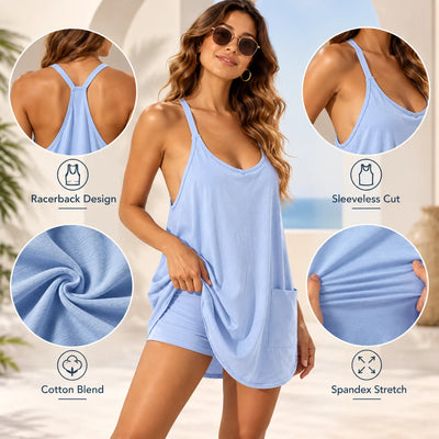Women’s Sleeveless Athletic Mini Dress
