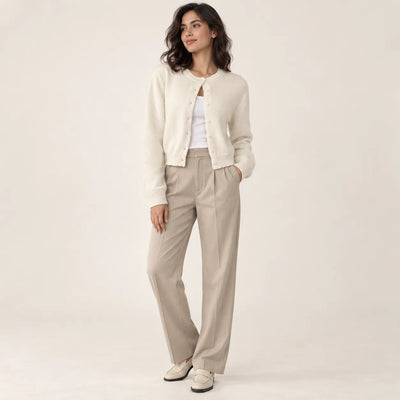 Women’s Cropped Button Up Cardigan