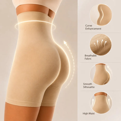 Seamless High Waist Tummy Shaper Shorts