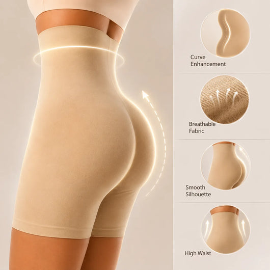 Seamless High Waist Tummy Shaper Shorts