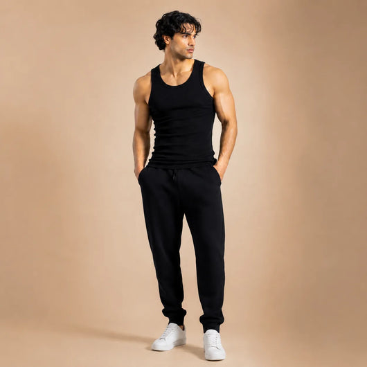 Men's Ribbed Cotton Tank Top