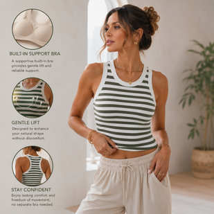 Built-In Support Bra